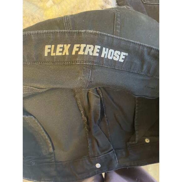 Duluth Trading Co Flex Fire Hose Pants Men's 40x36 Black Straight Fit Workwear - Picture 11 of 13